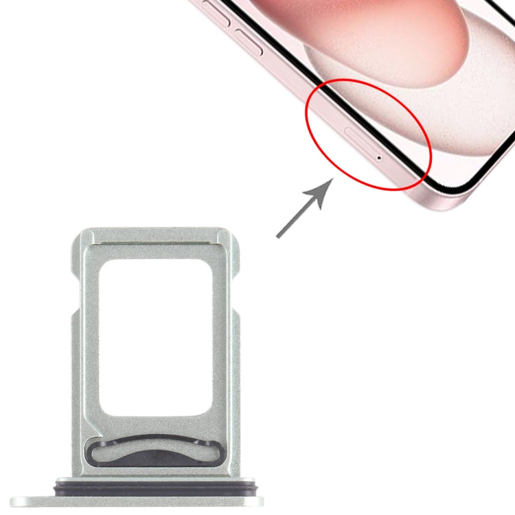 Single SIM Card Tray for iPhone 15 / 15 Plus-Green Single SIM Card Tray for iPhone 15 / 15 Plus-Green